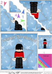 Guardsman Birthday Scallop Corner Side Stacker