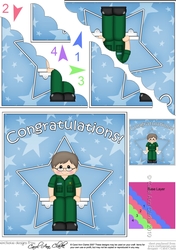 Paramedic Congratulations Scallop Corner Side Stacker
