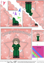 Paramedic Congratulations Scallop Corner Side Stacker