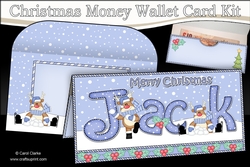 Christmas JACK Money or Gift Wallet Card Kit