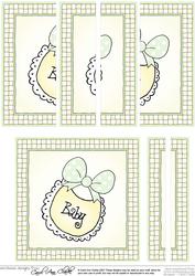 New Baby Quick Card with Side Stacker Topper