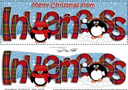 Large DL Merry Christmas from INVERNESS 3D decoupage 