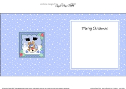 Christmas OOps Rudolph goes Ice Skating insert square landscape