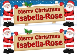 Large DL Merry Christmas ISABELLA-ROSE 3D decoupage 