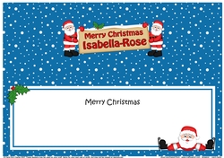 Large DL Merry Christmas ISABELLA-ROSE insert