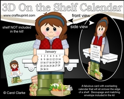 3D On the Shelf Everlasting Calendar Kit - Veggie Patch Lady Noreen
