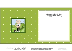 Old Man Bert plays Bowls square landscape insert