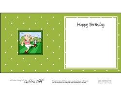 Old Man Bert plays Football square landscape insert