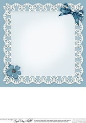 Pretty Viola matching 8 x 8 insert panel
