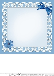 Pretty Viola matching 8 x 8 insert panel