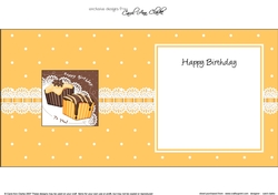 Fondant Fancies Birthday Cakes square landscape insert