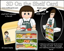 3D On the Shelf Card Kit - Rubie is Fresh from the Farm at the Farmers Market