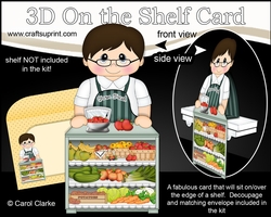 3D On the Shelf Card Kit - Marlon is Fresh from the Farm at the Farmers Market 