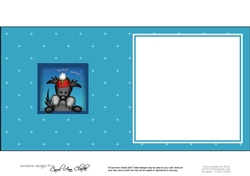 Little Hamish Scottie Dog square landscape insert