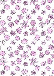 Pretty Watercolour Wash Flowers Backing Paper