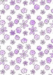 Pretty Watercolour Wash Flowers Backing Paper