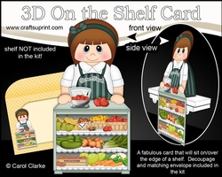 3D On the Shelf Card Kit - Katia is Fresh from the Farm at the Farmers Market