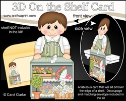 3D On the Shelf Card Kit - Little Buds n Blooms Florist Zane