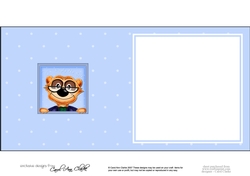 Little Frank Meerkat square landscape insert