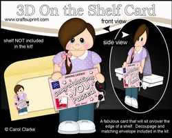 3D On the Shelf Card Kit - Georgina has passed her Driving Test!