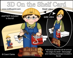 3D On the Shelf Card Kit - DIY Handiman Chas
