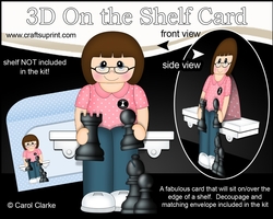 3D On the Shelf Card Kit - Natalie is a Chess Champion