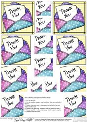 Thank You Letter Pyramage Sheet
