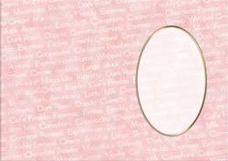 A5 Coffee Words Card Front or Insert