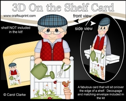3D On the Shelf Card Kit - In the Garden - All is Blooming for Old Man Emory