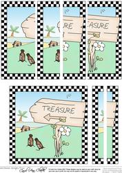 Treasure Island/desert Island Quick Card Side Stacker Topper