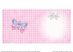 Fluttery Butterfly Insert Square Portrait