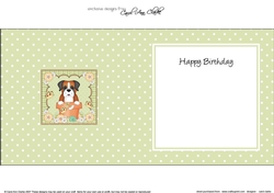 Flower Pot Friends Cute Little Boxer Dog square landscape insert