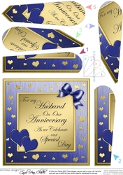 For my Husband on our Wedding Anniversary Fan Pyramage