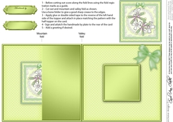 Dreamy Dragonflies No-Hole Fold Back Card