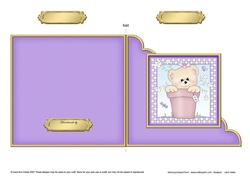 Flowerpot Ted Quick Cut and Fold Corner Card
