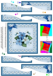 Pretty Viola Quick Card with Wavy Spiral Side Stacker