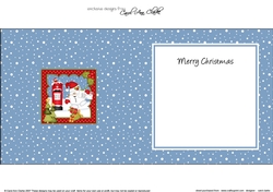 Christmas Snowball Sam Posts a Letter to Santa insert square landscape