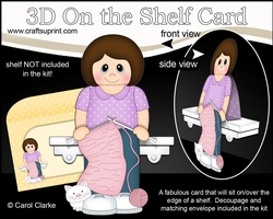 3D On the Shelf Card Kit - Genna is Knitting