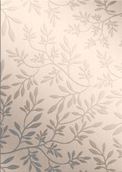 Elegant Metallic Words Matching Backing Paper