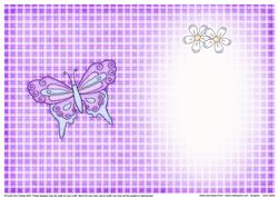 Fluttery Butterfly Insert A5 Portrait