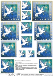 Christmas Dove Pyramage sheet