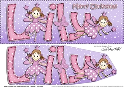 Large DL Merry Christmas LILY