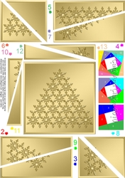 Christmas Snowflake Tree Twisted Spiral Side Stacker