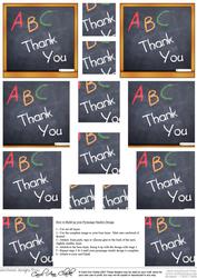 Thank You!! Blackboard Pyramage Sheet