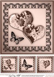 Elegant Romance 8 x 8 Quick Card Topper