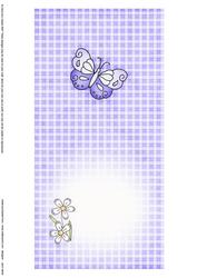 Fluttery Butterfly Insert Square Landscape