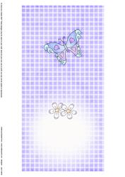 Fluttery Butterfly Insert Square Landscape