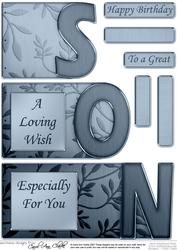 Son Elegant Metallic Book Sheet
