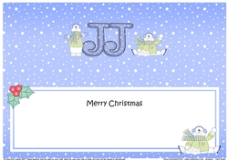 Large DL Merry Christmas JJ insert