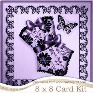 8 x 8 Elegant Boudoir Kit with 3D Decoupage